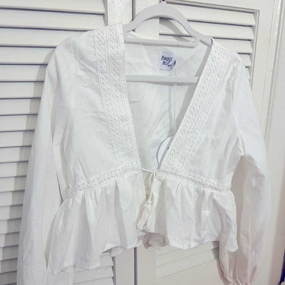 White princess Polly top